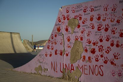 Un mural en el malecón del municipio de Guaymas, en Sonora.