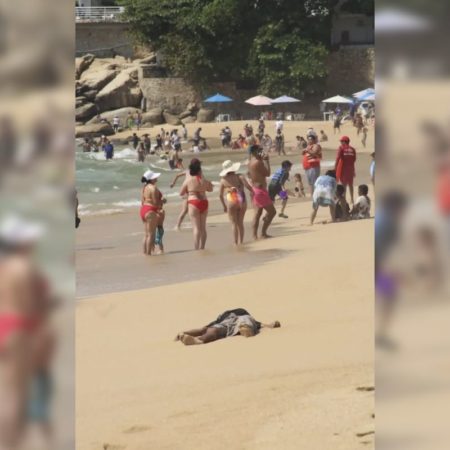 Tres cadáveres aparecen en las playas de Acapulco durante el fin de semana