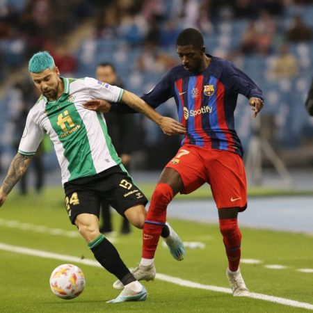 Betis – Barcelona, la Supercopa en directo | Los azulgrana dominan desde el inicio | Deportes