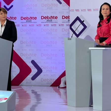 Edomex: Los ataques de Alejandra Del Moral contra Delfina Gómez acaparan el primer debate en el Estado de México