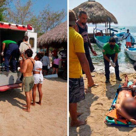 Tres turistas argentinos atacados con un machete en una playa de Oaxaca